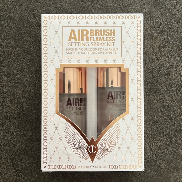 Charlotte Tilbury Air Brush Flawless Setting Spray Duo Set - 2x 1.1 oz - Picture 1 of 3